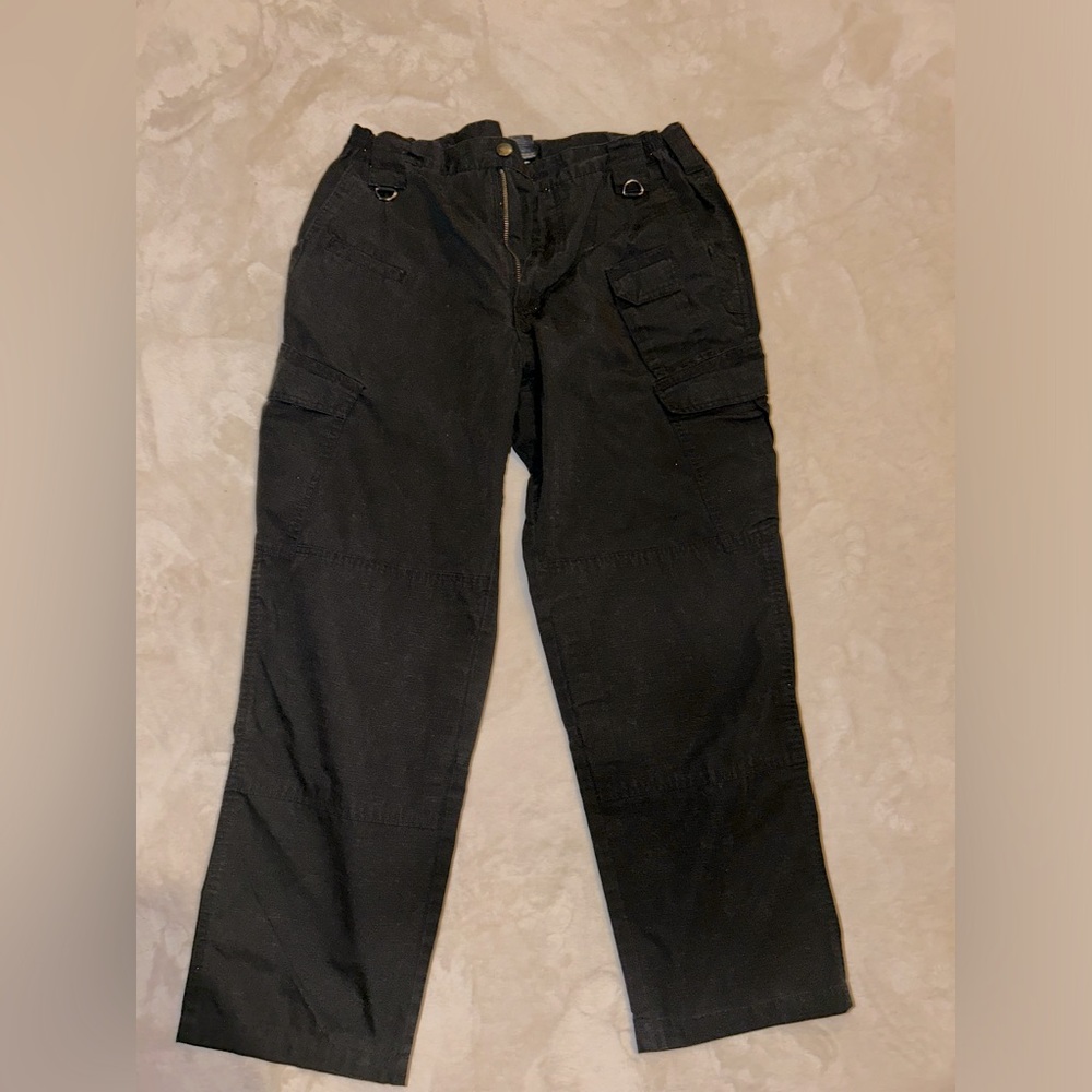 Black skater style cargo pants CQR brand
